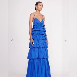 Staud Rylie Tiered Ruffle Maxi Dress Size XS NWT